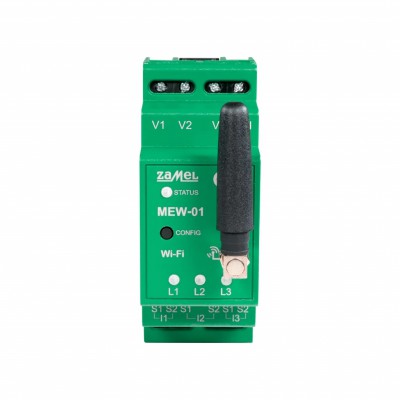 Monitor energii elektrycznej WI-FI 3F+N Supla MEW-01 Zamel