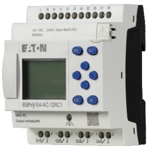 Przekaźnik programowalny / sterownik z wyświetlaczem EASY-E4 DC 8DI 4DO-R Eaton