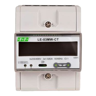 F-And-F LE-03MW-CT Licznik zużycia energii LE-03MW CT trójfazowy 5902431671871