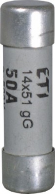 Wkładka topikowa cylindryczna z wybijakiem CH14x51P aM 50A 400V 50A Eti