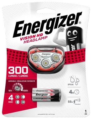 Latarka czołowa Vision Headlight HD 3xAAA 300lm 300lm Energizer