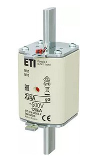 Wkładka topikowa NH1 gG K 224A 500V Eti