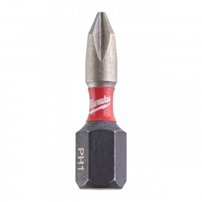 Milwaukee BIT SHOCKWAVE PH1 25MM - 2 SZT 4932430850 Ciemnoszary