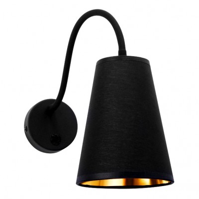 LAMPA WIRE BLACK-GOLD KINKIET 826 TK LIGHTING TK Lighting