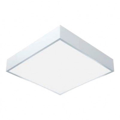 Lena Lighting GAMMA Q BASIC 300 Plafon Led kwadratowy o mocy 14W/4000K z czujnikiem RCR Strumień świetlny 1500lm Kolor obudowy biały Kod 669125/H Biały Lena Lightning