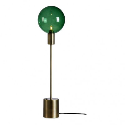 Markslojd Sp. Z O.o. 107873 Lampa stołowa Uno 107873 Markslojd minimalistyczna oprawa z zielonym abażurem Zielony 7330024587618