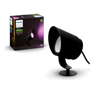 Signify Philips HUE LILY XL Zewnętrzna lampa punktowa SPOT 15W 1050lm IP65 Czarna 8718696174364