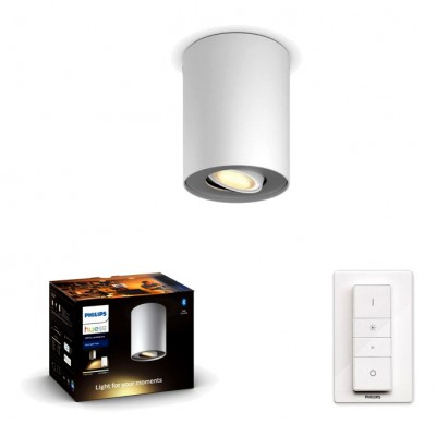 Philips HUE PILLAR Reflektor LED Punktowy Biały GU10 + Ściemniacz ZigBee + Bluetooth Signify