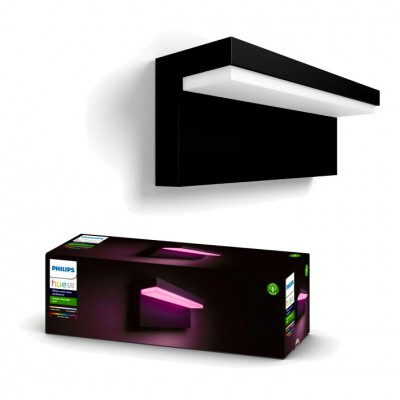 Philips HUE Nyro WACA Lampa Kinkiet Zewnętrzny 13.5W Czarny Signify