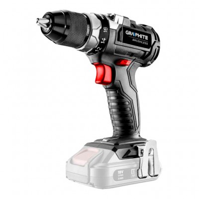 Topex WIERTARKO-WKRĘTARKA AKUMULATOROWA BEZSZCZOTKOWA ENERGY+ 18V, LI-ION, 13 MM, BEZ AKUMULATORA GRAPHITE 58G019