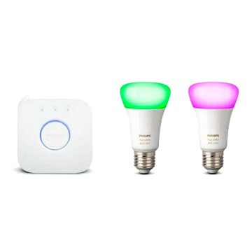 Signify Philips Hue Zestaw startowy 2xE27 A60 9W RGB + Mostek Bluetooth i Zigbee 8718699736002