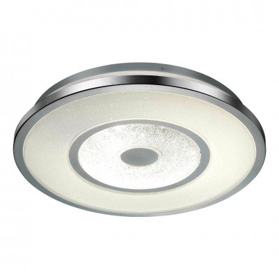 Lampa sufitowa HARM DY163-D400 24W,3000-6500K,1680LM,CCT BY REMOTE CONTROL ACRYLIC+PLASTIC+IRON WHITE Srebrny Zuma