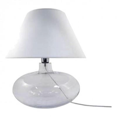Lampa stołowa ADANA TRANSPARENT 5518WH Transparentny Zuma