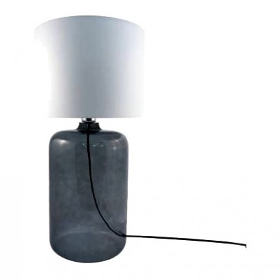Lampa stołowa AMARSA GRAFIT 5509WH biało-czarna Zuma