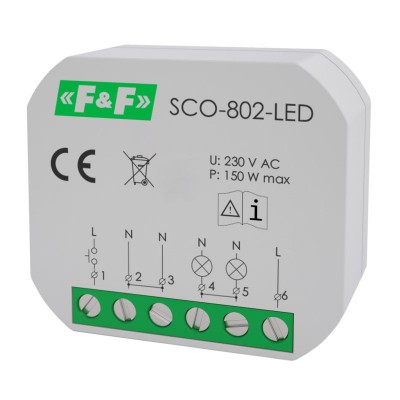Ściemniacz do oświetlenia LED SCO-802-LED 230V F&F