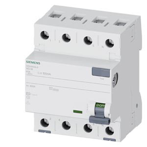 Wyłącznik różnicowoprądowy 40A 100mA 6kA 4P /Typ AC/ SIEMENS