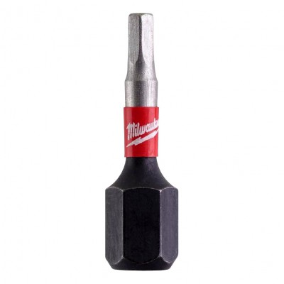 Bit udarowy HEX 2.5 x 25 mm 2 szt. Shockwave Impact Duty™ MILWAUKEE (nr kat. 4932430893) Czarny Milwaukee