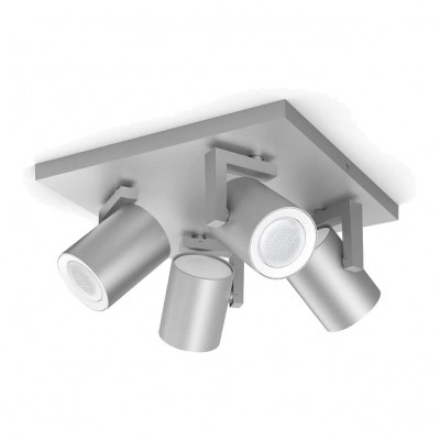 Philips HUE White and Color Ambiance Lampa Argenta 4x5,5W Bluetooth Zigbee 8718696171646 Signify