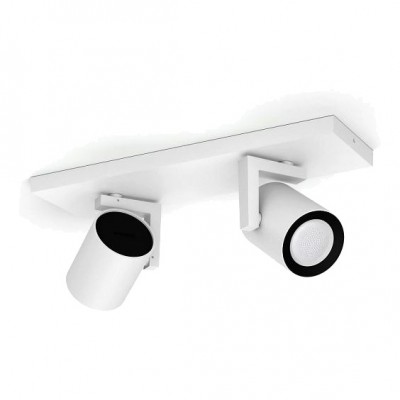 Philips HUE White and Color Ambiance Lampa Argenta 2x5,5W Bluetooth Zigbee 8718696171585 Signify
