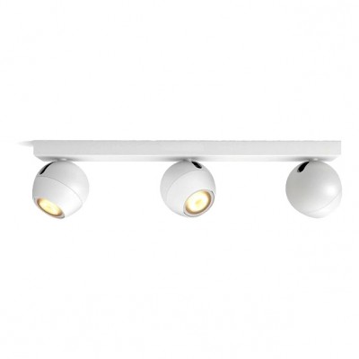 Philips HUE Buckram 3x Reflektor SPOT LED Punktowy Biały 3xGU10 + Ściemniacz Signify