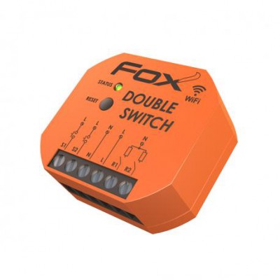 Przekaźnik Wi-Fi 2 kanałowy 230V WI-R2S2-P F&F