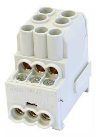 Blok rozdzielczy dystrybucyjny szary AlCu 80010 SIMBLOCK SDB 100 Szary 81601002 Simet