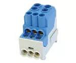 Blok rozdzielczy dystrybucyjny niebieski AlCu 80010 SIMBLOCK SDB 100 Niebieski 81601003 Simet