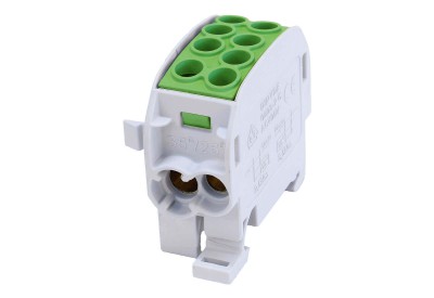 Blok rozdzielczy-odgałęźny AlCu 80210 jednobiegunowy 35 mm² SCB 35 Zielony 81502005 Simet