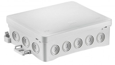 Puszka natynkowa hermetyczna IP54 z możliwością mocowania na hakach NS9 135x90x40mm Szary 35404102 Simet