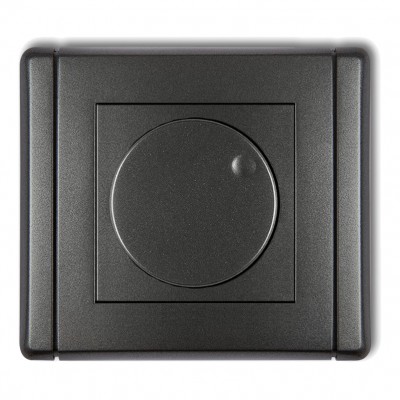 Elektroniczny regulator oświetlenia przyciskowo-obrotowy Grafitowy 11FRO-1 Karlik FLEXI
