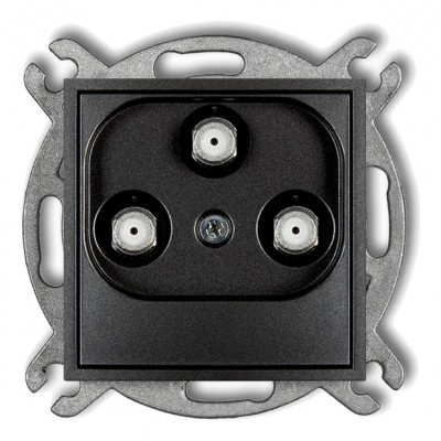Mechanizm gniazda multimedialnego 3F DATA (Vectra) Grafitowy 11MGMV Karlik MINI