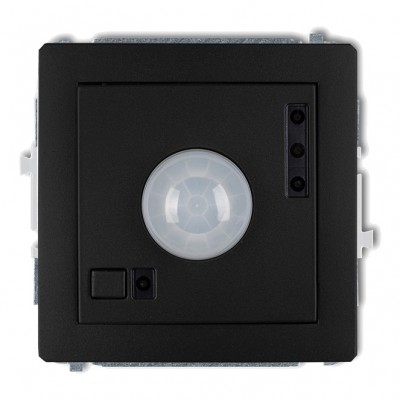 Mechanizm elektronicznego czujnika ruchu Czarny Mat 12DCR-1 Karlik DECO