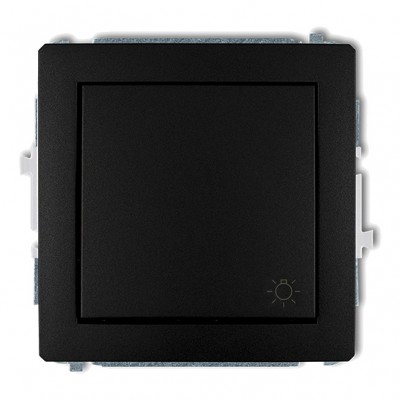 Mechanizm łącznika zwierny światło Czarny Mat 12DWP-5 Karlik DECO