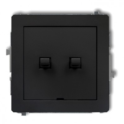 Mechanizm łącznika świecznikowego w stylu amerykańskim Czarny Mat 12DWPUS-2 Karlik DECO