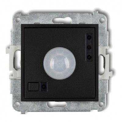 Mechanizm elektronicznego czujnika ruchu Czarny Mat 12MCR-1 Karlik MINI