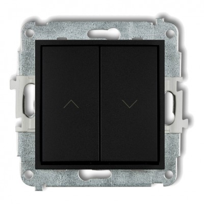 Mechanizm łącznika zwiernego żaluzjowego Czarny Mat 12MWP-8 Karlik MINI