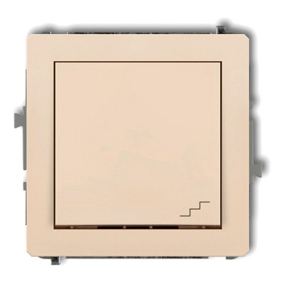 Mechanizm łącznika schodowego Beżowy 1DWP-3 Karlik DECO