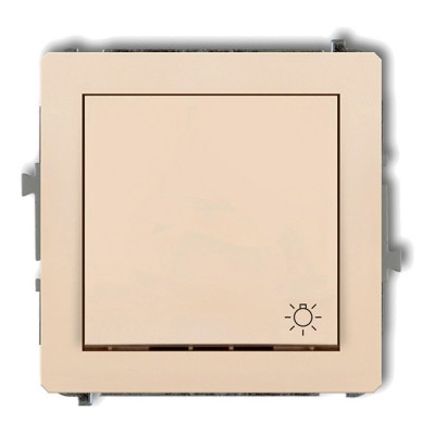 Mechanizm łącznika zwierny światło Beżowy 1DWP-5 Karlik DECO