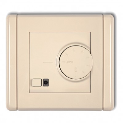 Elektroniczny regulator temperatury z czujnikiem powietrznym Beżowy 1FRT-2 Karlik FLEXI
