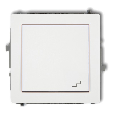 Mechanizm łącznika schodowego Biały Mat 25DWP-3 Karlik DECO