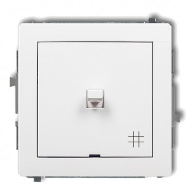 Mechanizm łącznika krzyżowego w stylu amerykańskim Biały Mat 25DWPUS-6 Karlik DECO