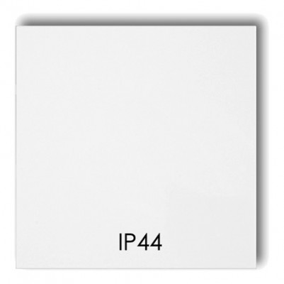 Klawisz pojedynczy do łączników IP 44 ICON, MINI Biały Mat Karlik 25MKLH-1
