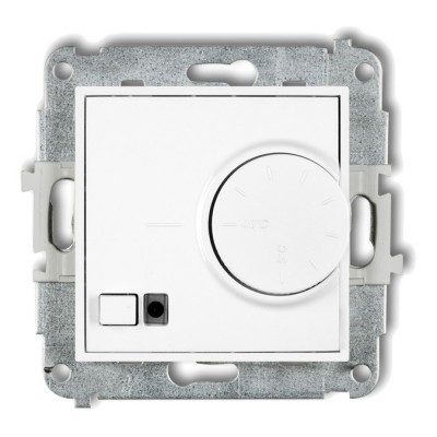 Mechanizm elektronicznego regulatora temperatury z czujnikiem podpodłogowym Biały Mat Karlik 25MRT-1