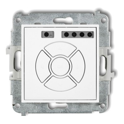 Mechanizm elektronicznego sterownika roletowego (sterowanie lokalne) Biały Mat 25MSR-1 Karlik MINI