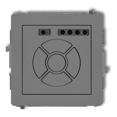 Mechanizm elektronicznego sterownika roletowego (sterowanie lokalne) Szary Mat 27DSR-1 Karlik DECO