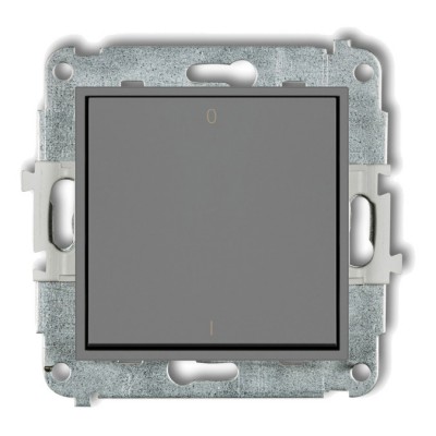 Mechanizm łącznika dwubiegunowego Szary Mat 27MWP-9 Karlik MINI