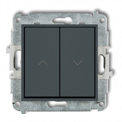 Mechanizm łącznika zwiernego żaluzjowego Grafitowy Mat 28MWP-8 Karlik MINI