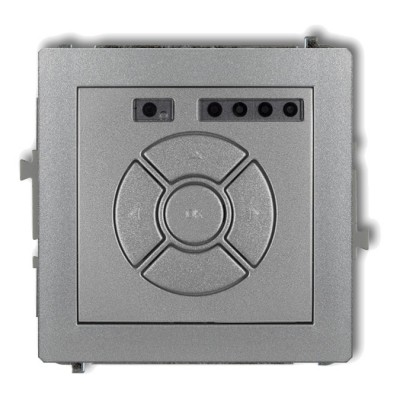 Mechanizm elektronicznego sterownika roletowego (sterowanie lokalne) Srebrny Metalik 7DSR-1 Karlik DECO
