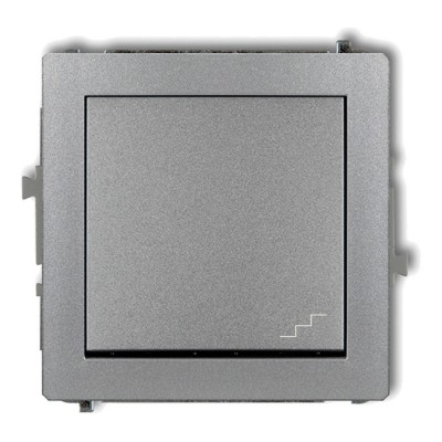 Mechanizm łącznika schodowego Srebrny Metalik 7DWP-3 Karlik DECO