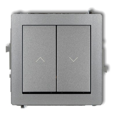 Mechanizm łącznika zwiernego żaluzjowego Srebrny Metalik 7DWP-8 Karlik DECO